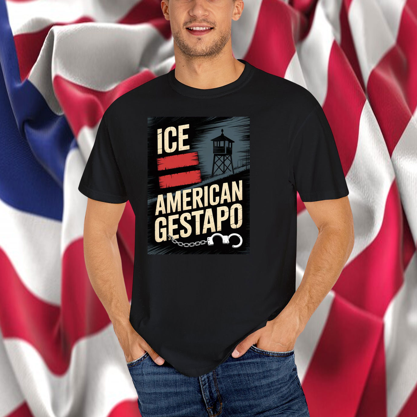 Abolish ICE America Gestapo T-Shirt