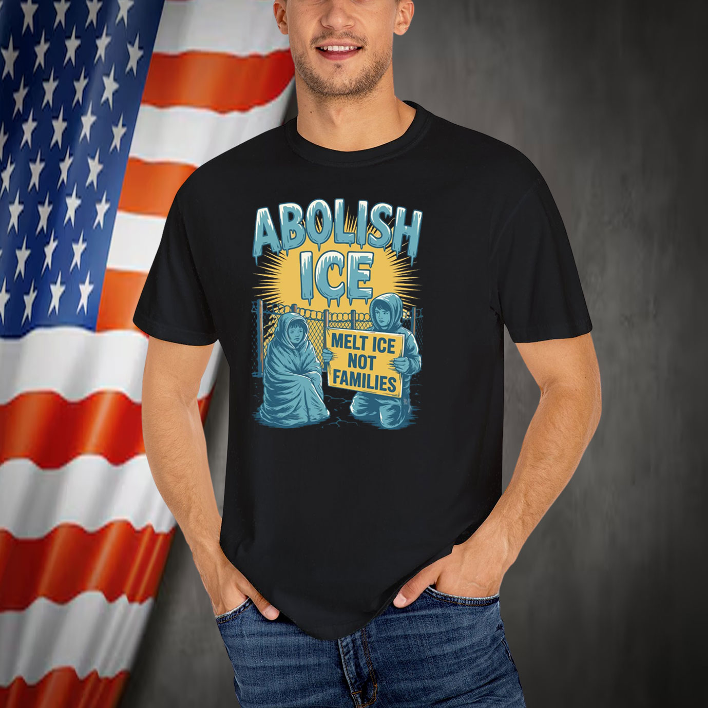Abolish ICE Melt ICE Not Families T-Shirts