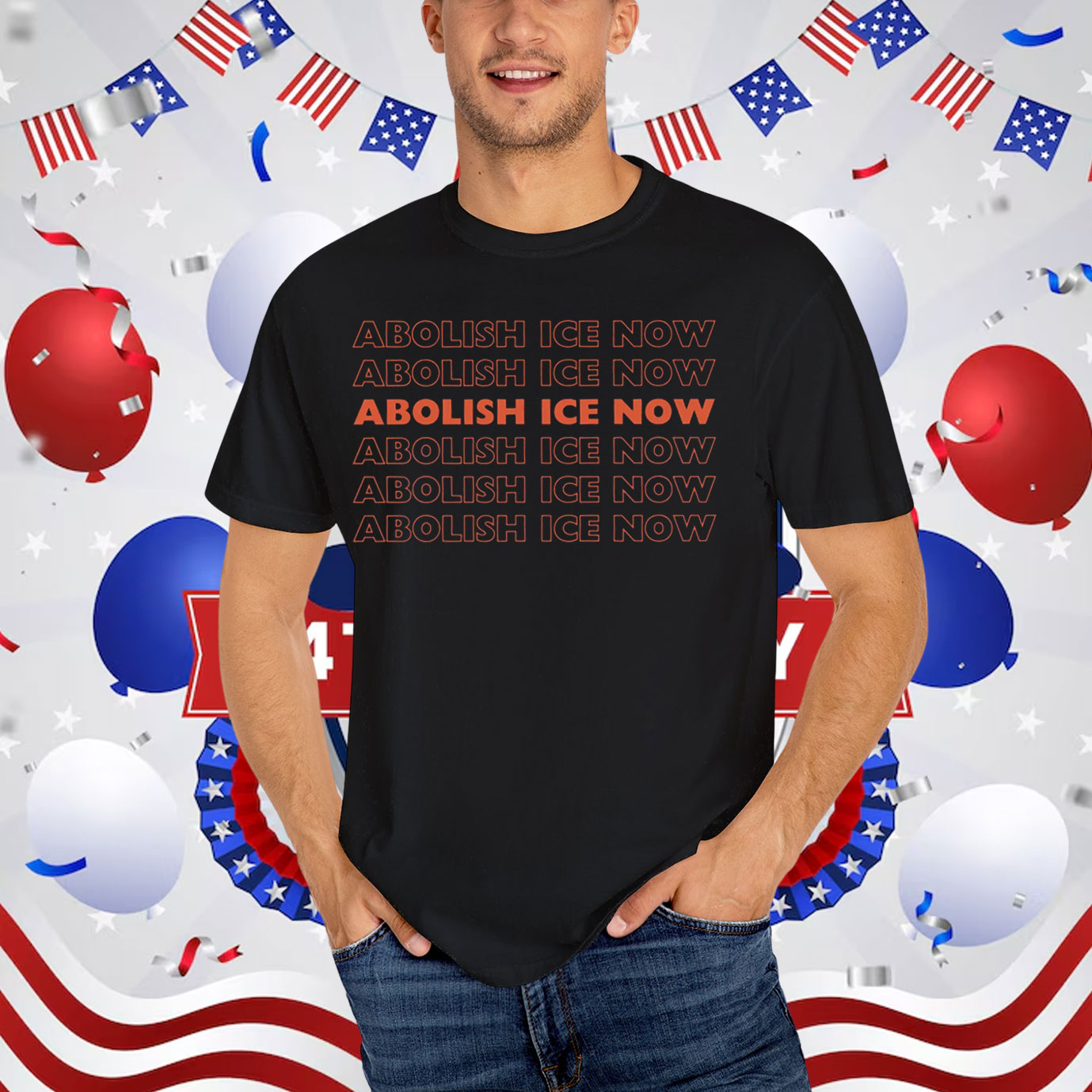 Abolish ICE Now T-Shirt