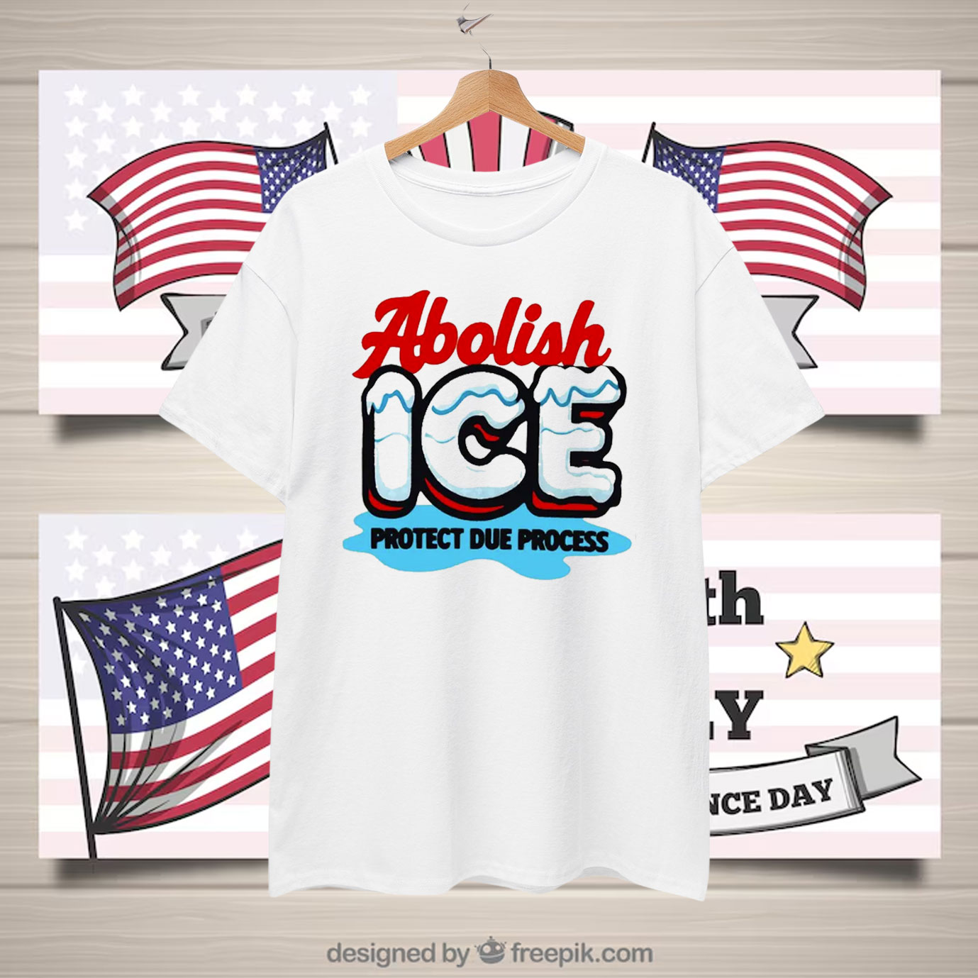 Abolish ICE Protect Due Process T-Shirt