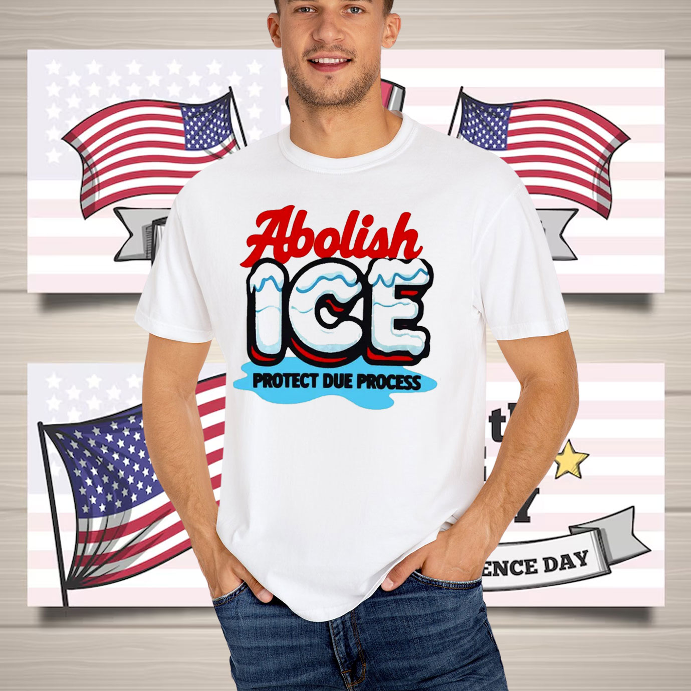 Abolish ICE Protect Due Process T-Shirt