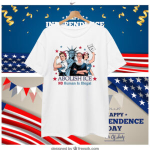 Abolish ICENo Human Is Illegal Fuck ICE T-Shirt