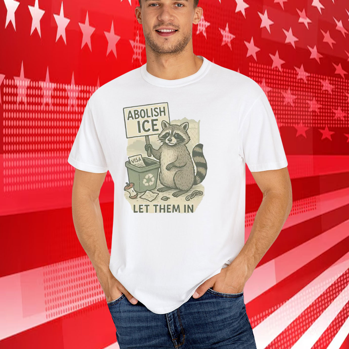 Abolish Ice Let Them In T-Shirt