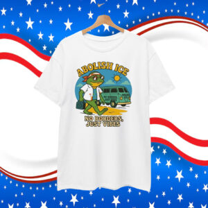 Abolish Ice No Borders, Just Vibes T-Shirt