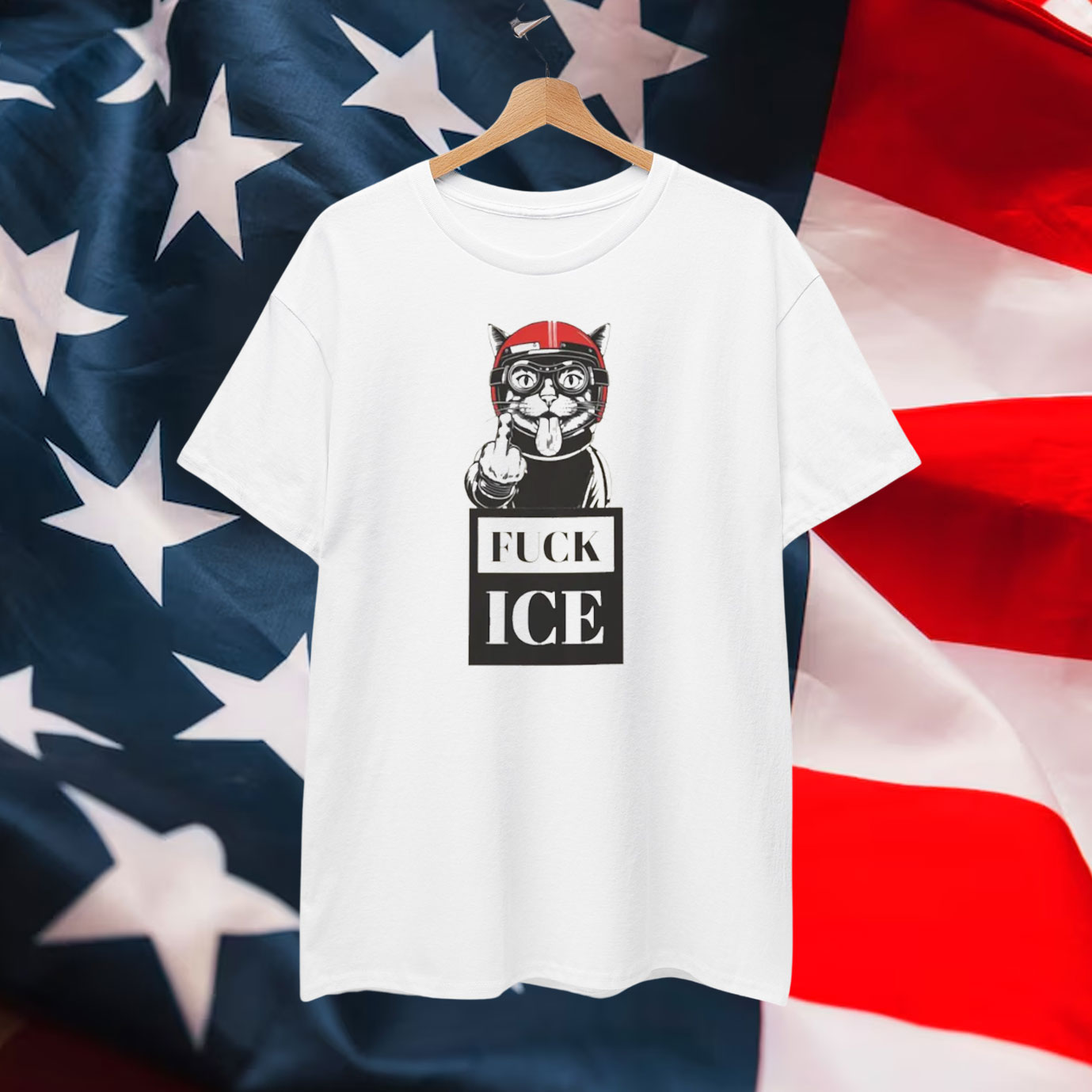 Cat Fuck ICE T-Shirt