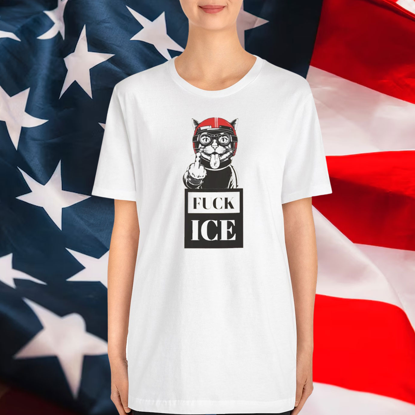 Cat Fuck ICE T-Shirt