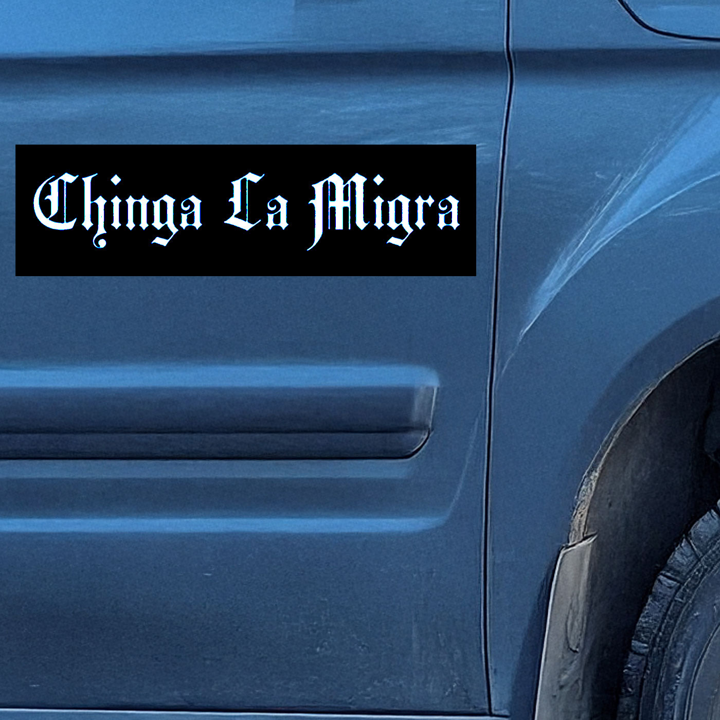 Chinga La Migra Fuck ICE Car Magnet