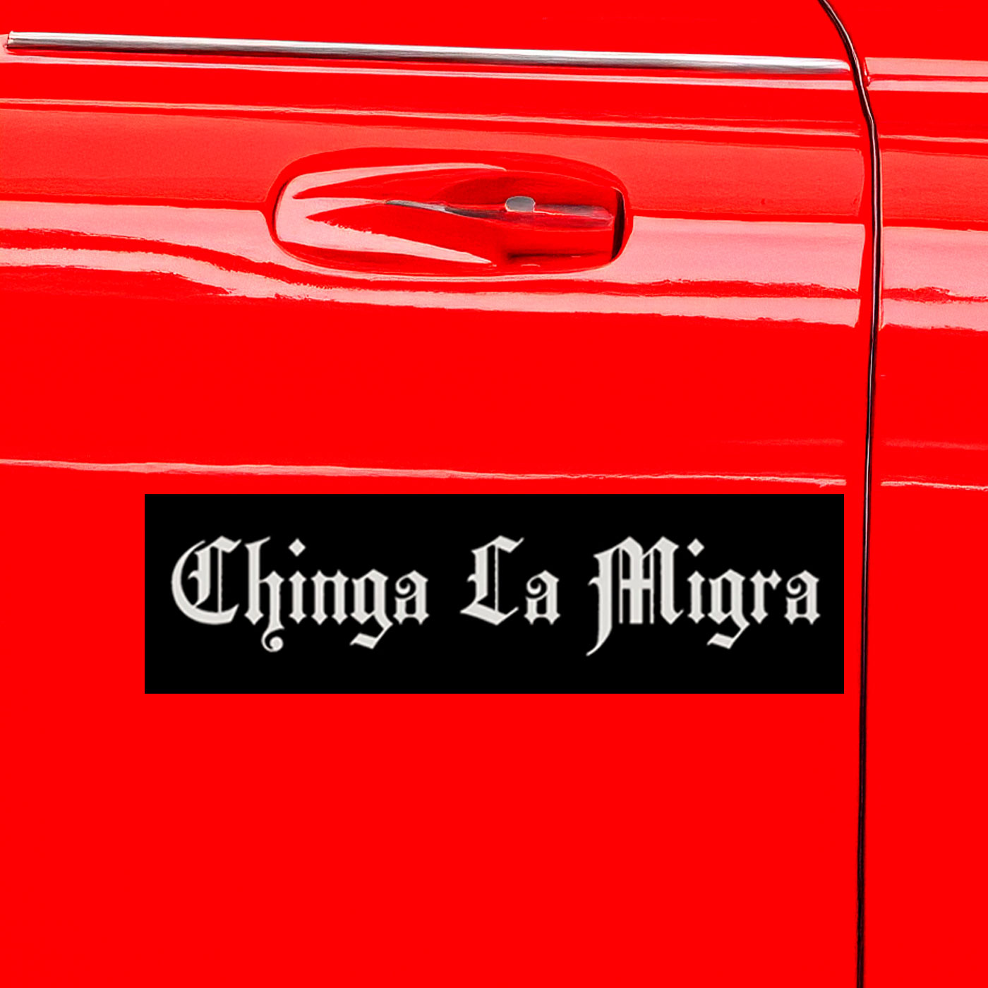 Chinga La Migra Fuck ICE Car Magnet