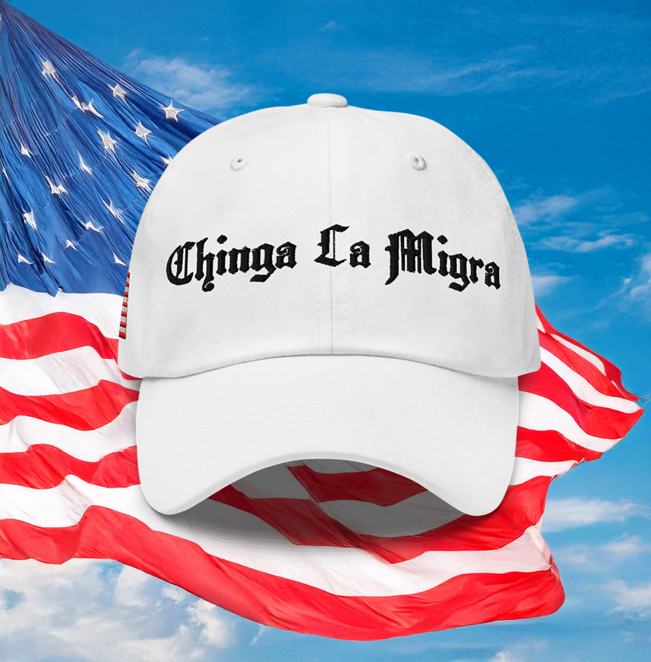 Chinga La Migra Fuck Ice Baseball Cap