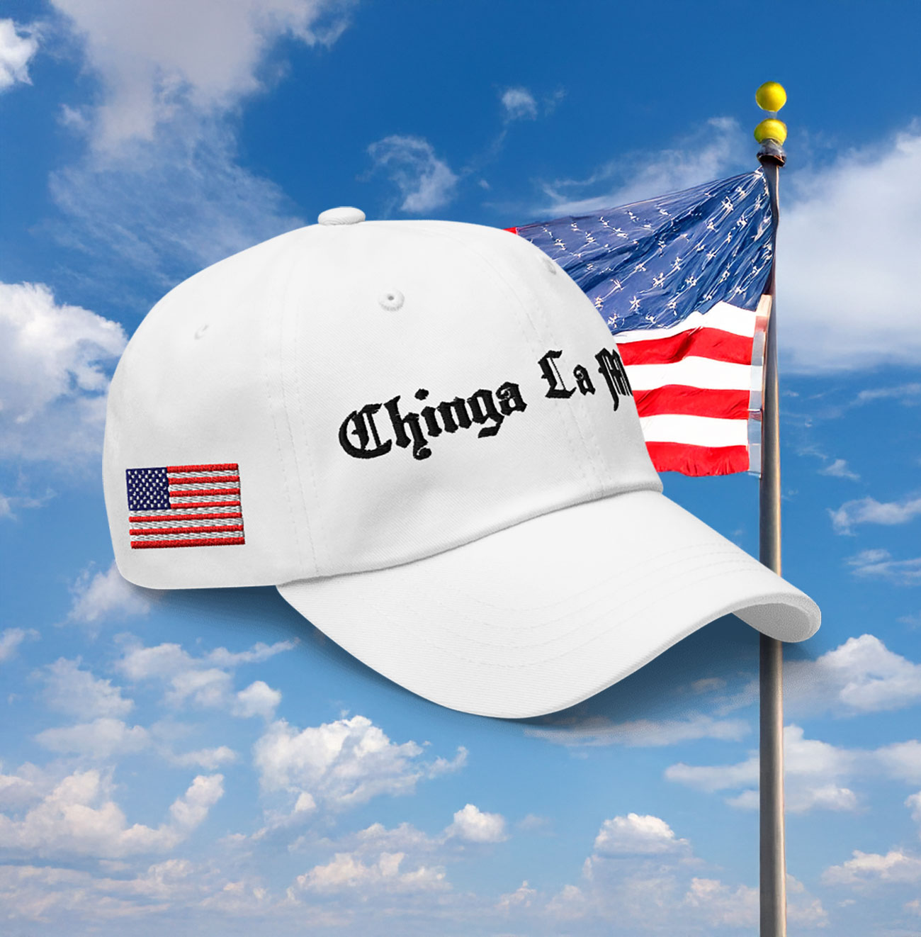 Chinga La Migra Fuck Ice Baseball Cap
