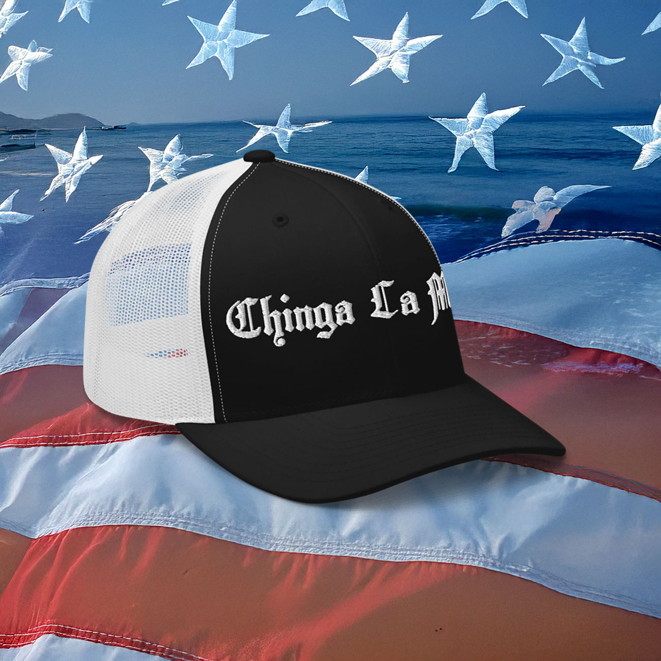 Chinga La Migra Fuck Ice Trucker Hat