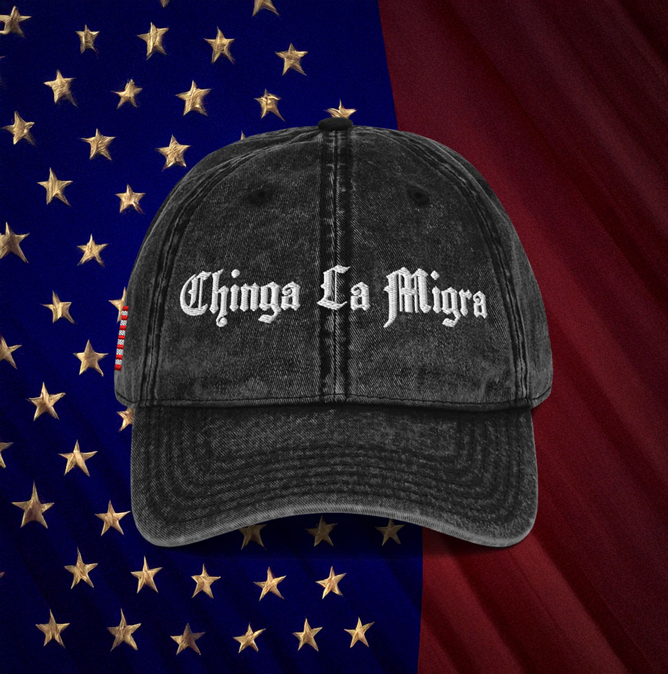 Chinga La Migra Fuck Ice Vintage Cap