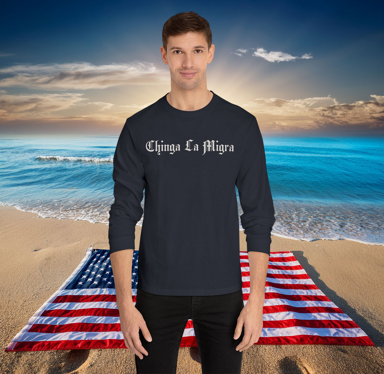 Chinga La Migra Long Slevee