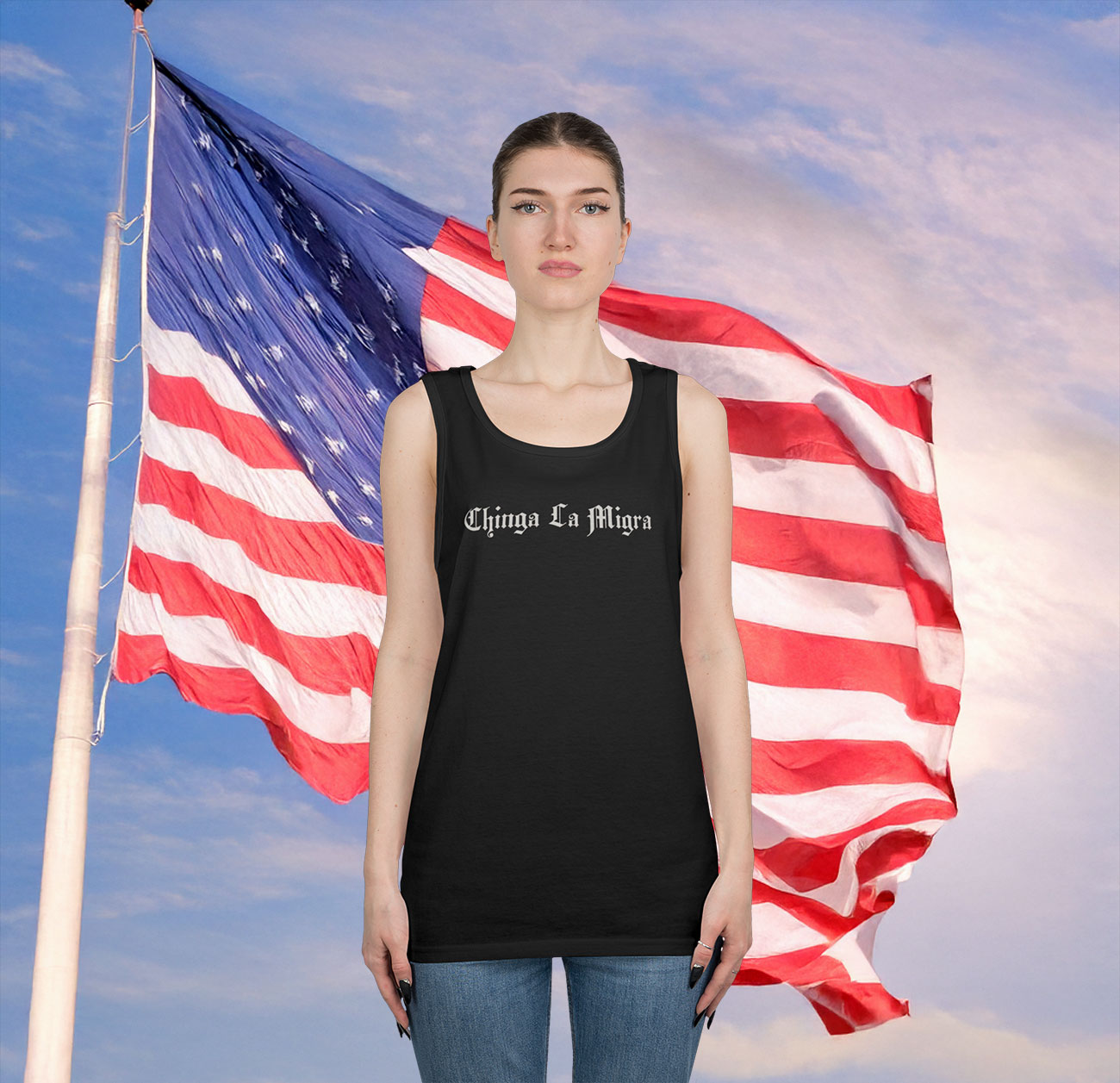 Chinga La Migra Tank Top