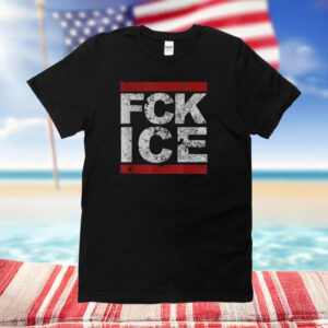 FCK ICE Distressed Shirt