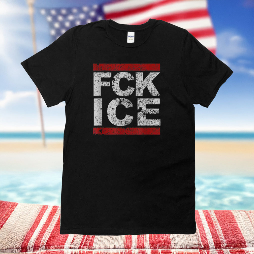 FCK ICE Distressed Shirt