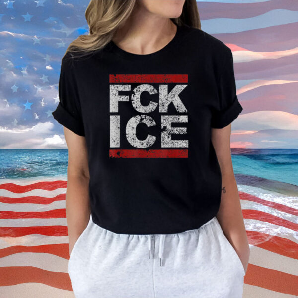 FCK ICE Distressed Shirt