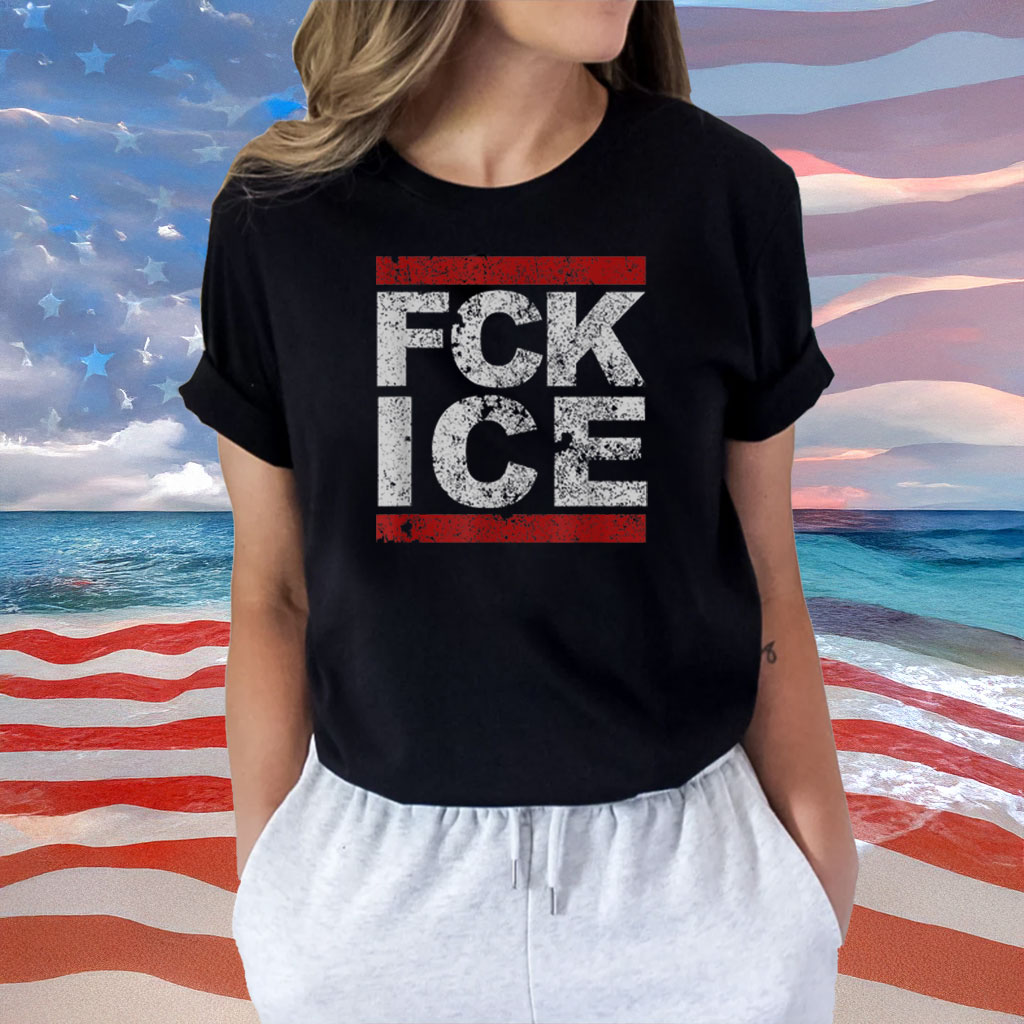 FCK ICE Distressed Shirt