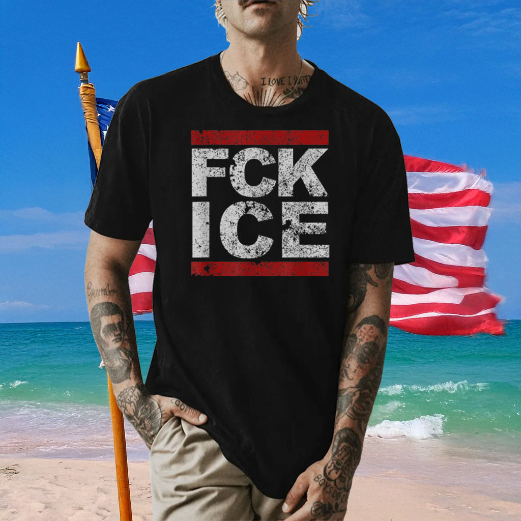 FCK ICE Distressed Shirt