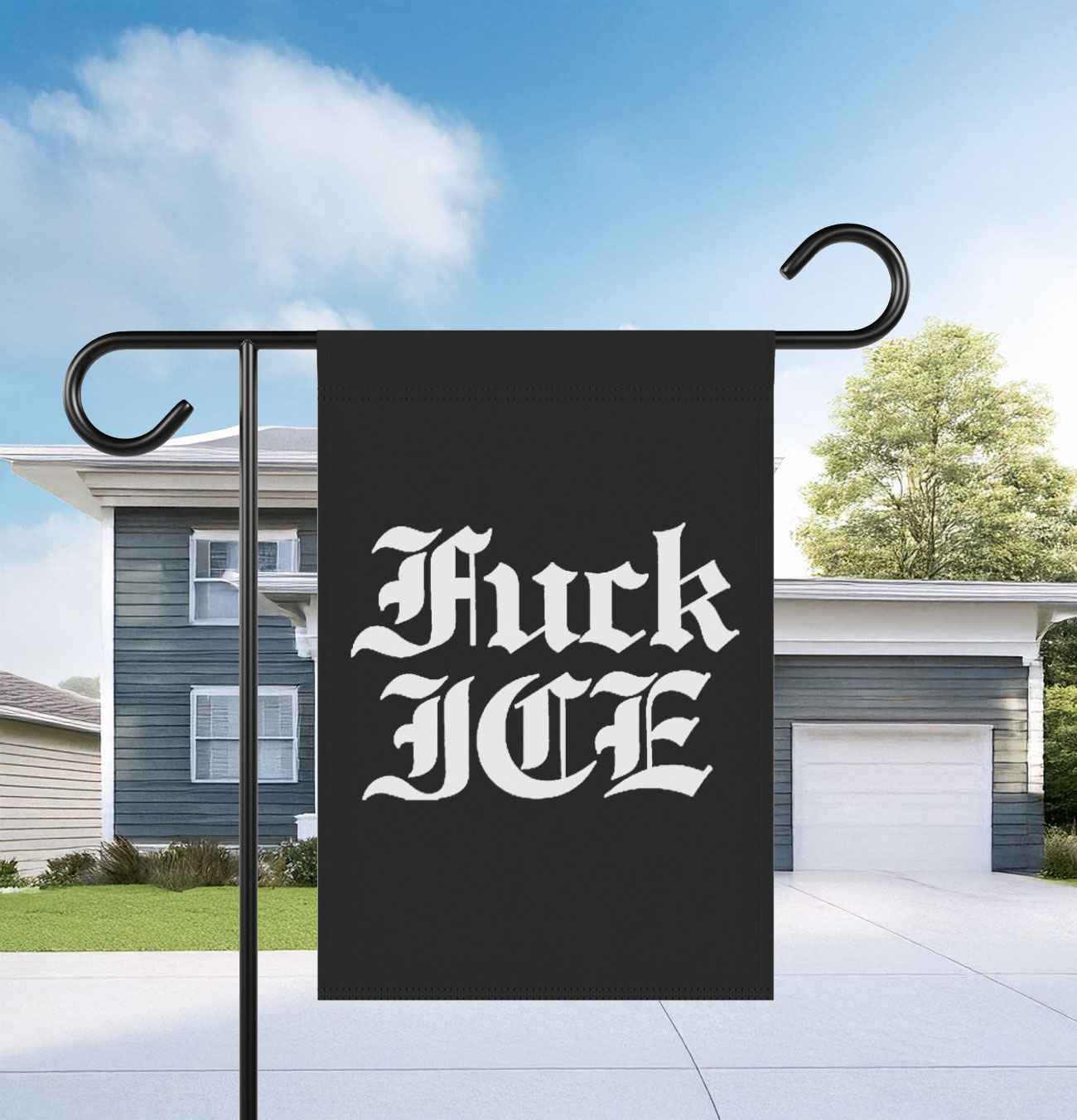 FUCK ICE Garden Banner