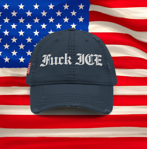 Fuck ICE Distressed Hat