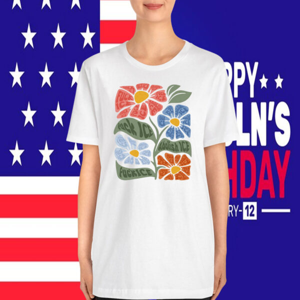 Fuck ICE Flower T-Shirt