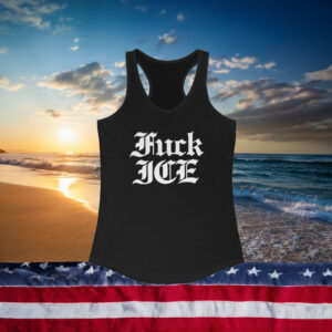 Fuck ICE Racerback Tank