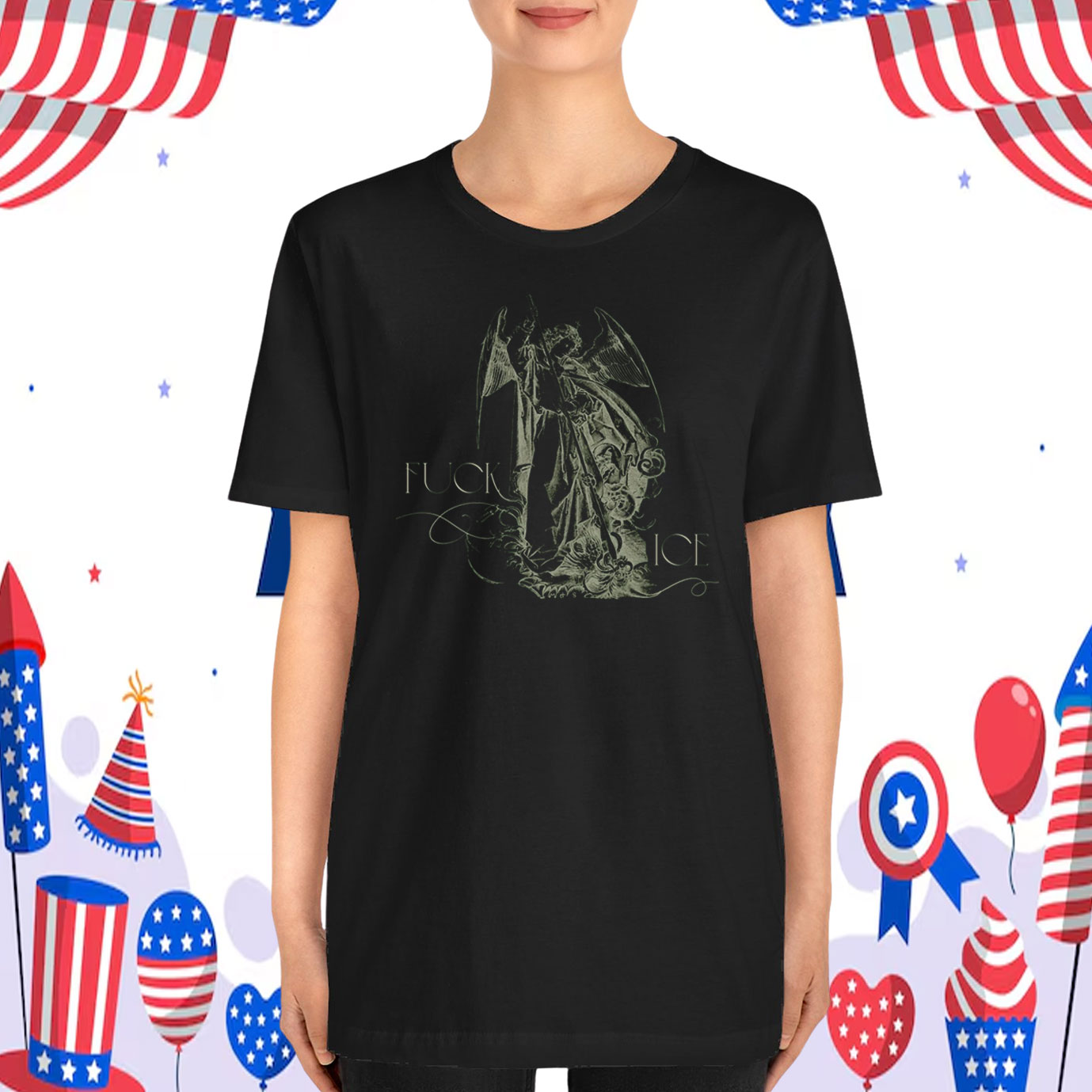 Fuck ICE - Saint Michael T-Shirt