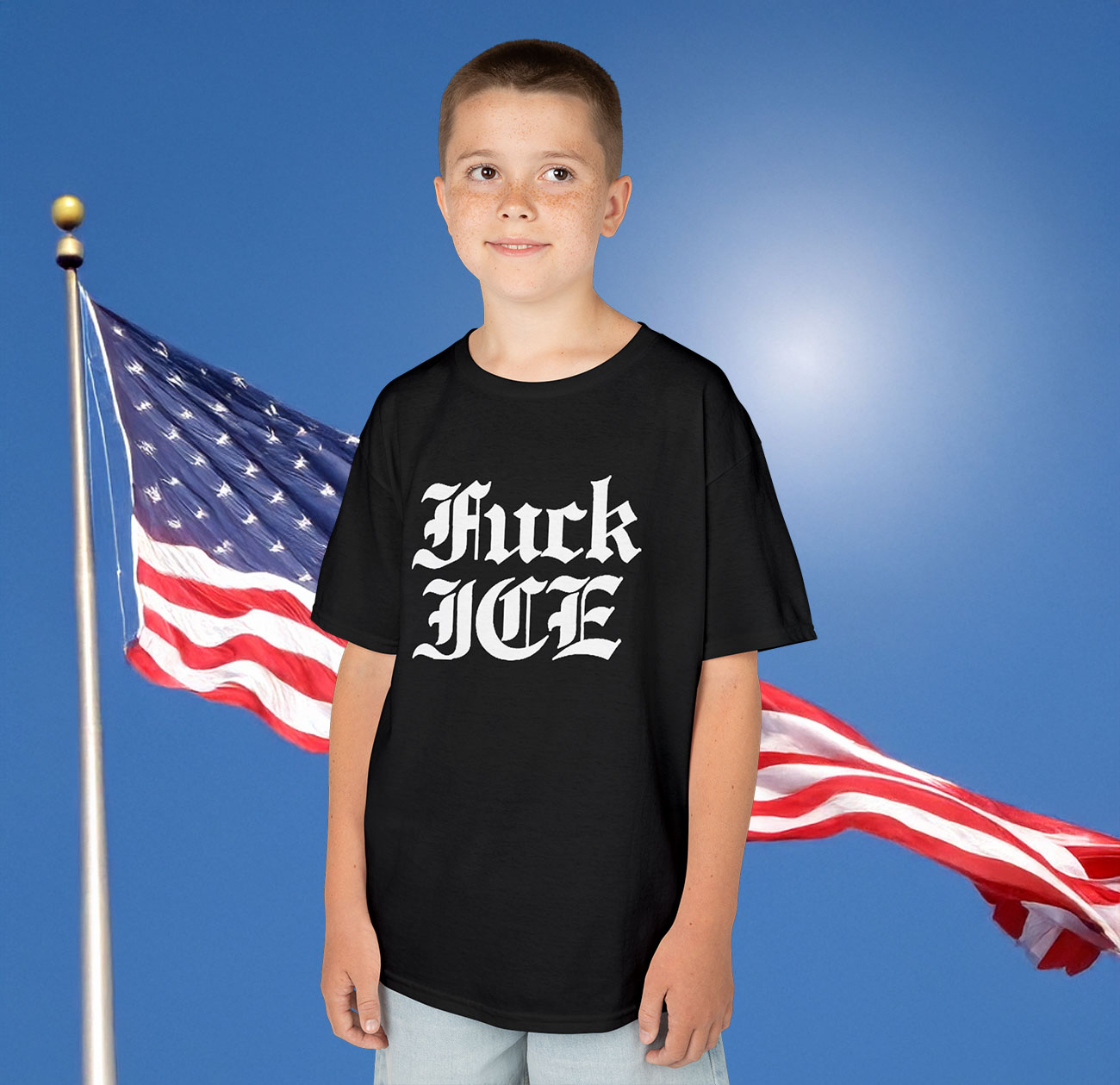 Fuck ICE T-Shirt Kids