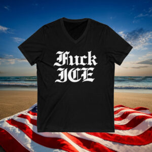 Fuck ICE V-Neck T-Shirt