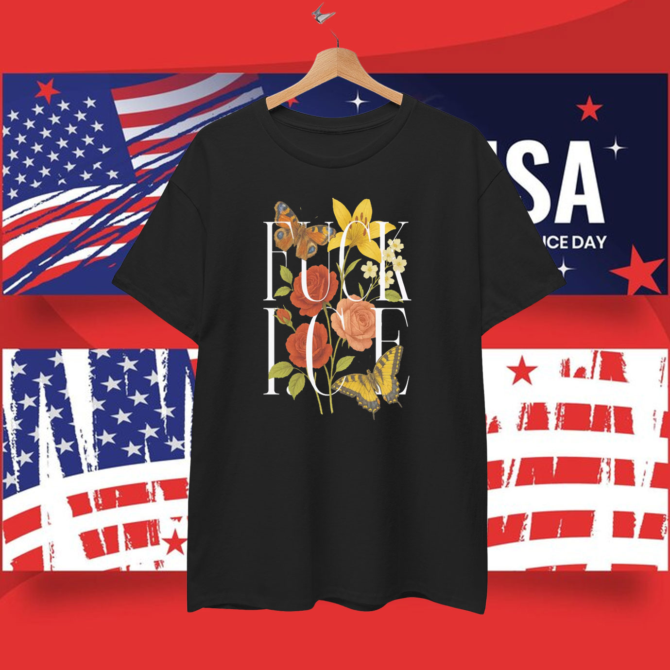 Fuck Ice Floral T-Shirt