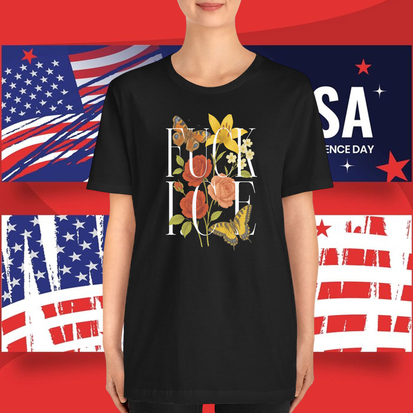 Fuck Ice Floral T-Shirt