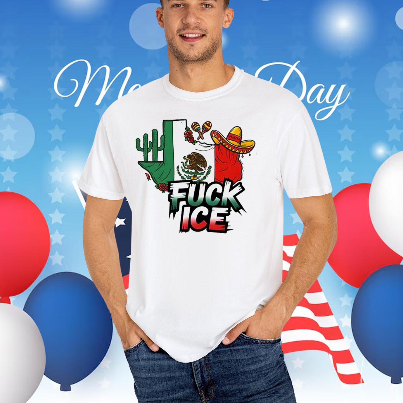 Fuck Ice Mexican T-Shirts