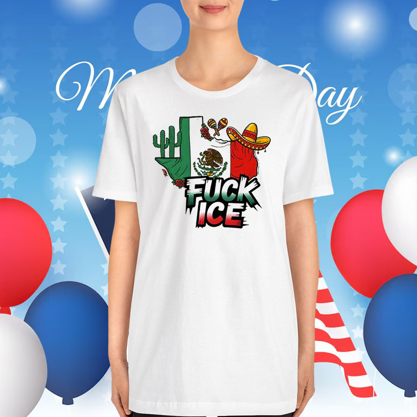 Fuck Ice Mexican T-Shirts
