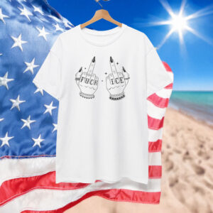 Fuck Ice Middle Fingers Anti Ice Shirt