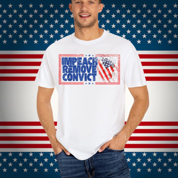 IMPEACH REMOVE CONVICT NO KINGS IN AMERICA VINTAGE Shirt