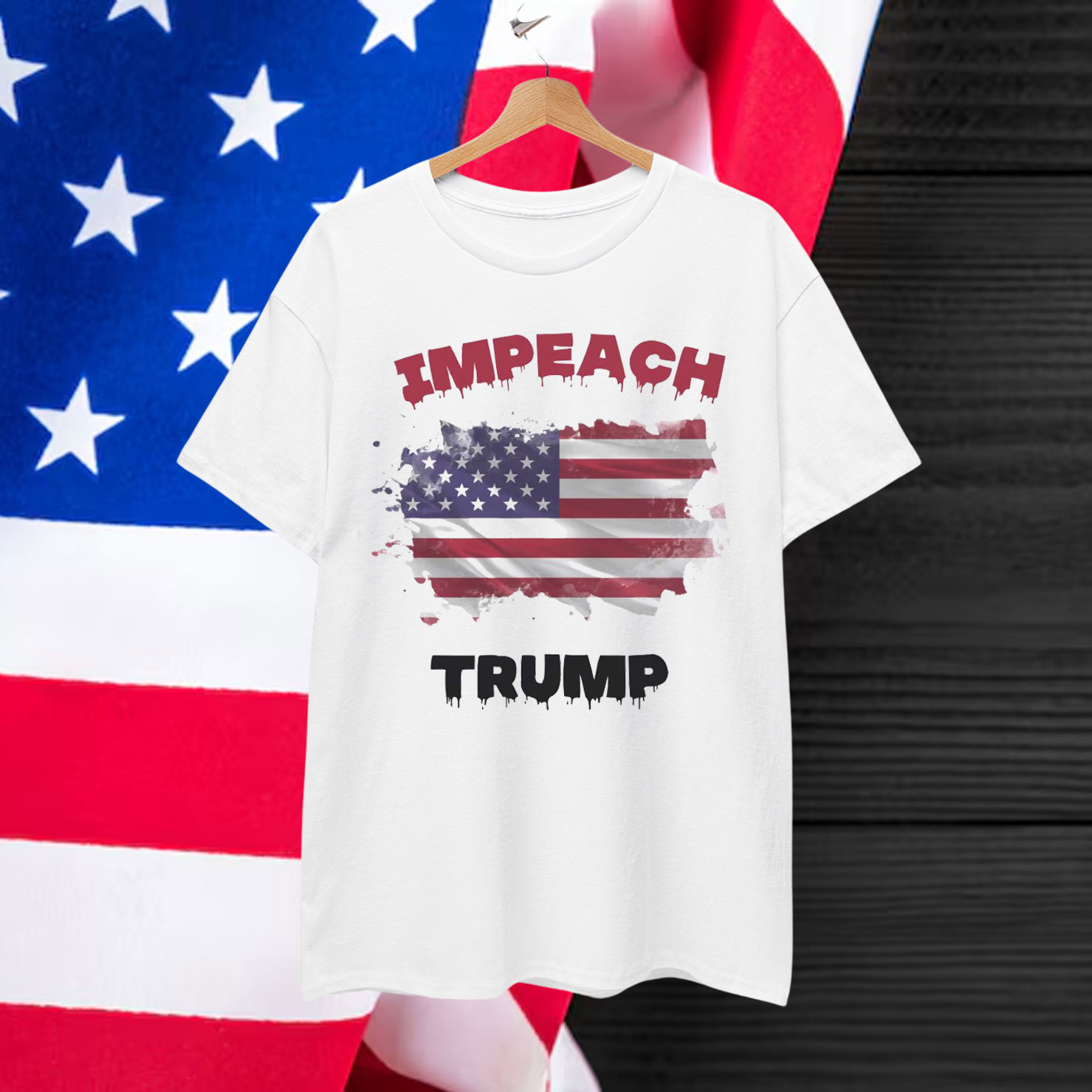 IMPEACH Trump Anti Democracy Liberal Shirt