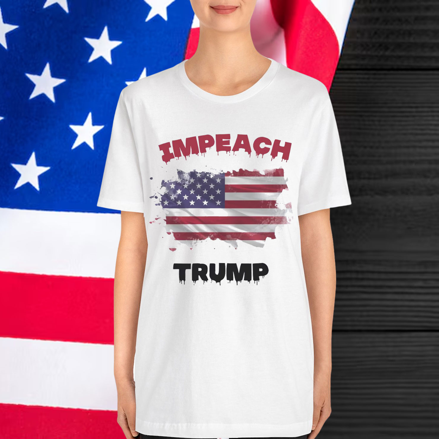 IMPEACH Trump Anti Democracy Liberal Shirt