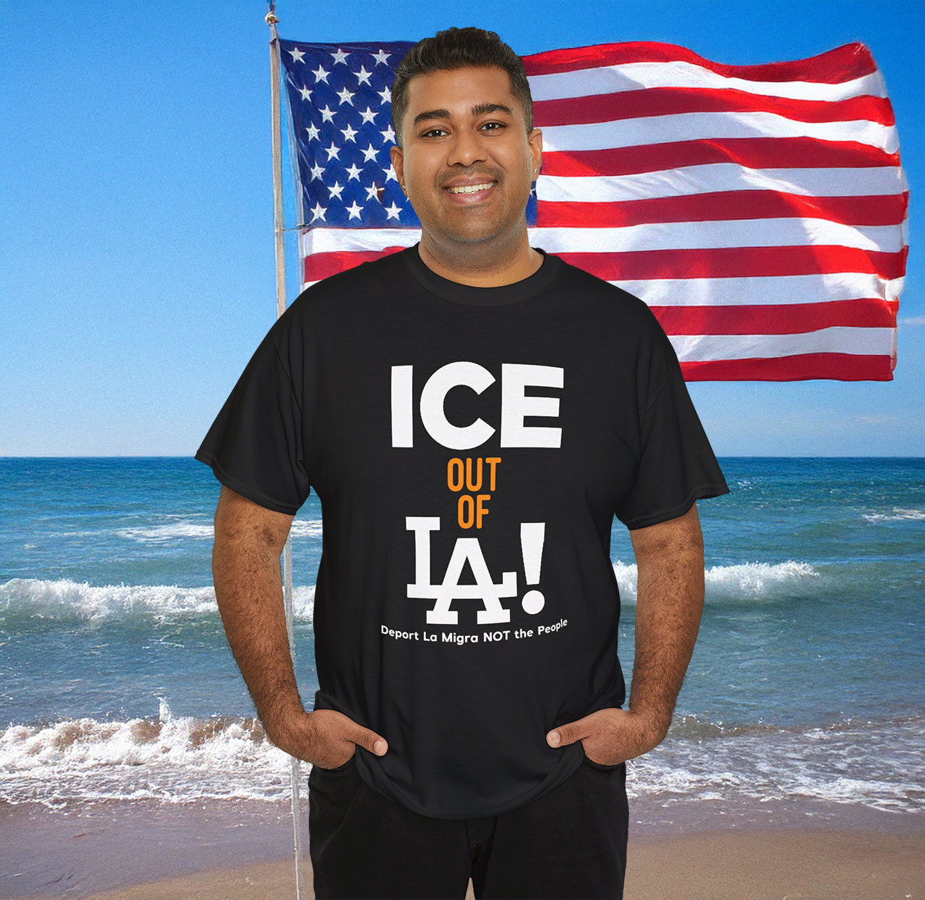 Ice Out Of La Deport La Migra Not The People Shirt