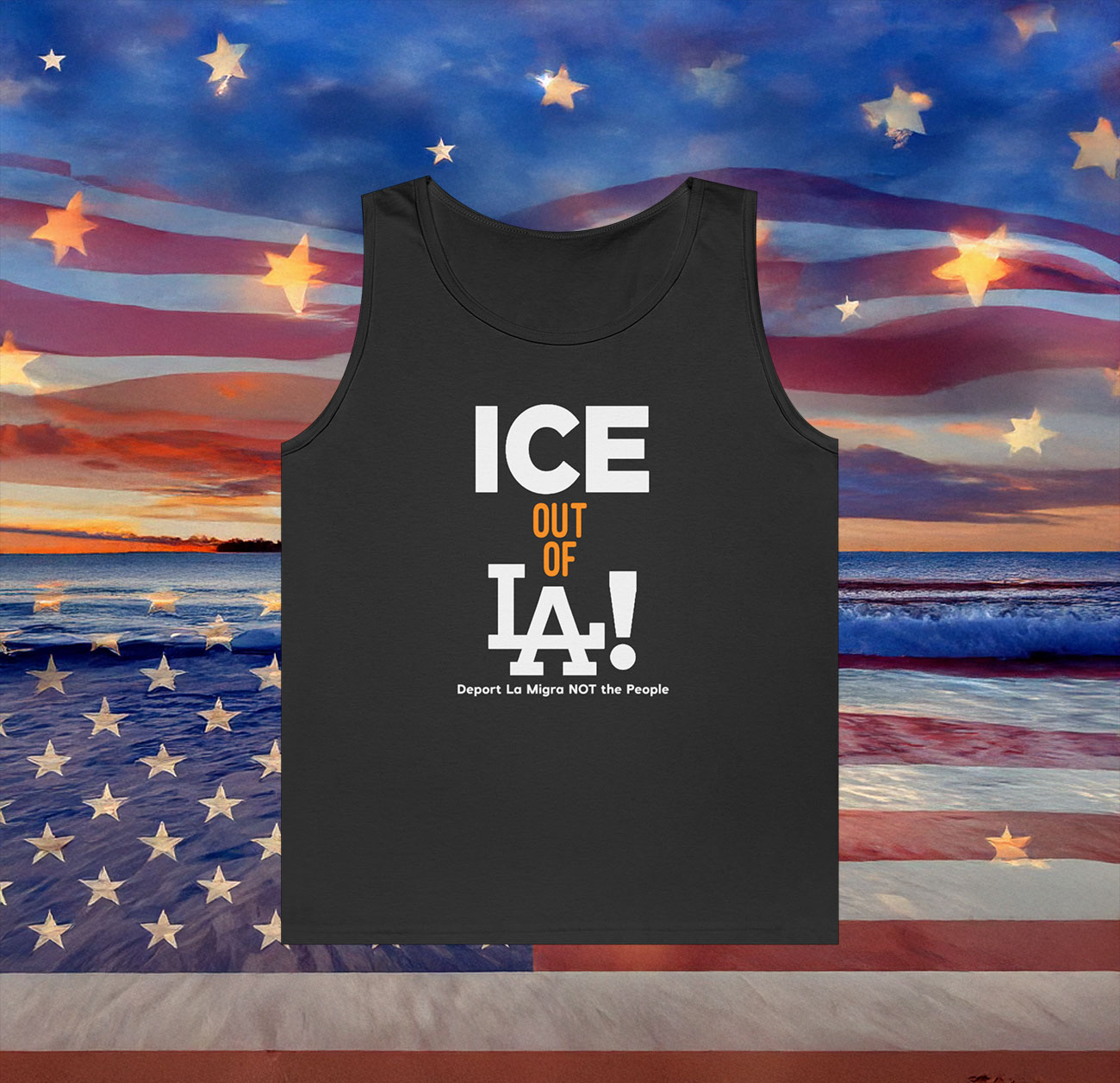 Ice Out Of La Deport La Migra Not The People Tank Top
