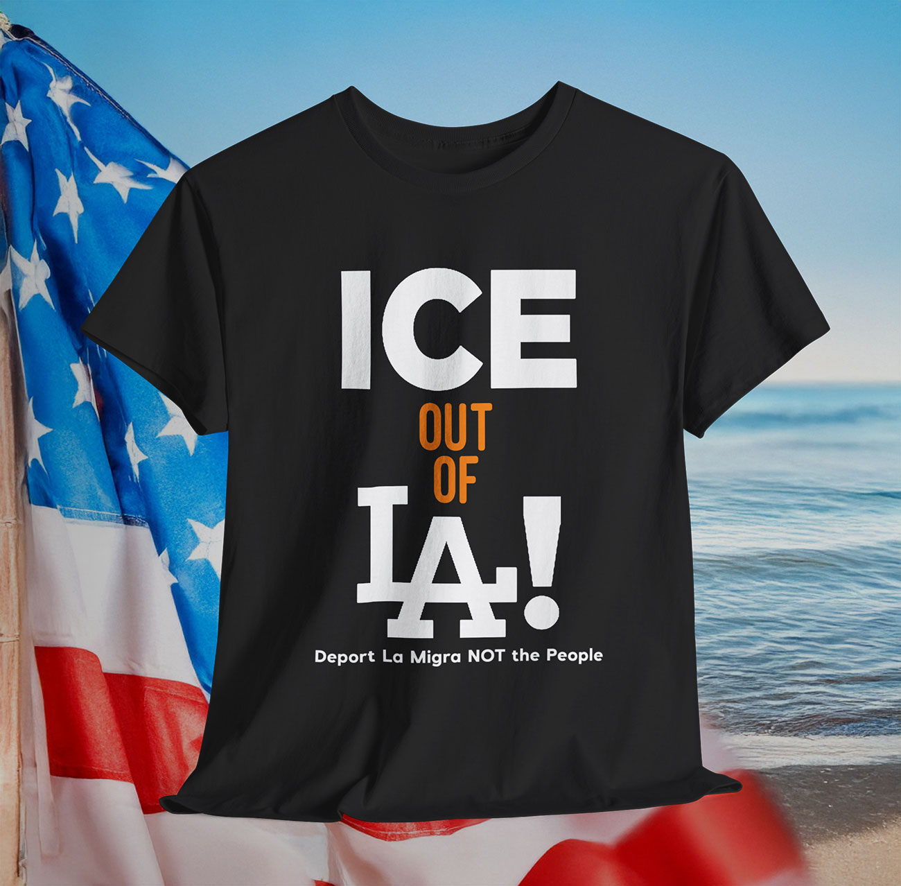 Ice Out Of La Deport La Migra Not The People Tee Shirt