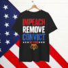 Impeach Remove Convict Subtle Political Shirt