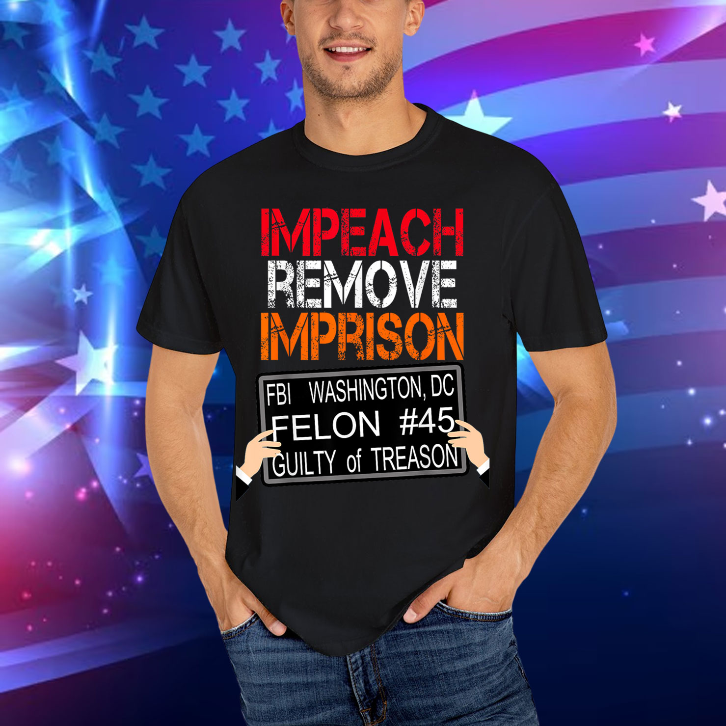 Impeach Remove Imprison Trump For Prison 2020 Humor Gift Shirt
