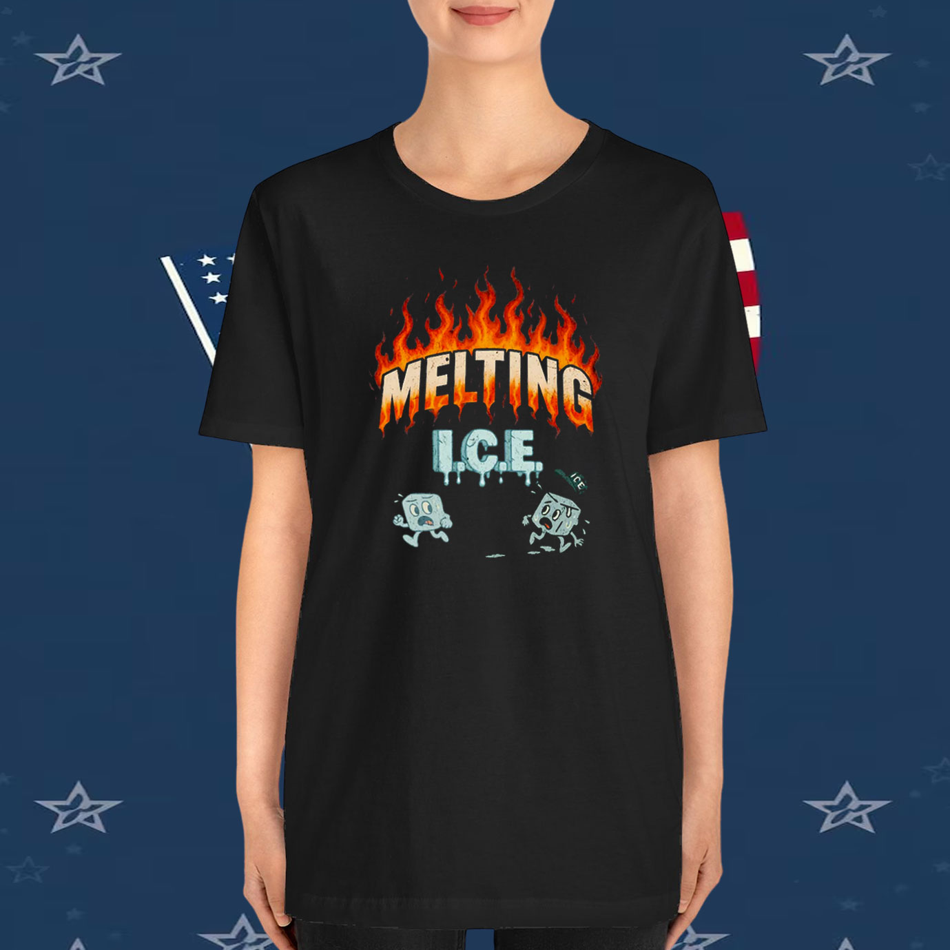 Melting ICE Abolish I.C.E. T-Shirt