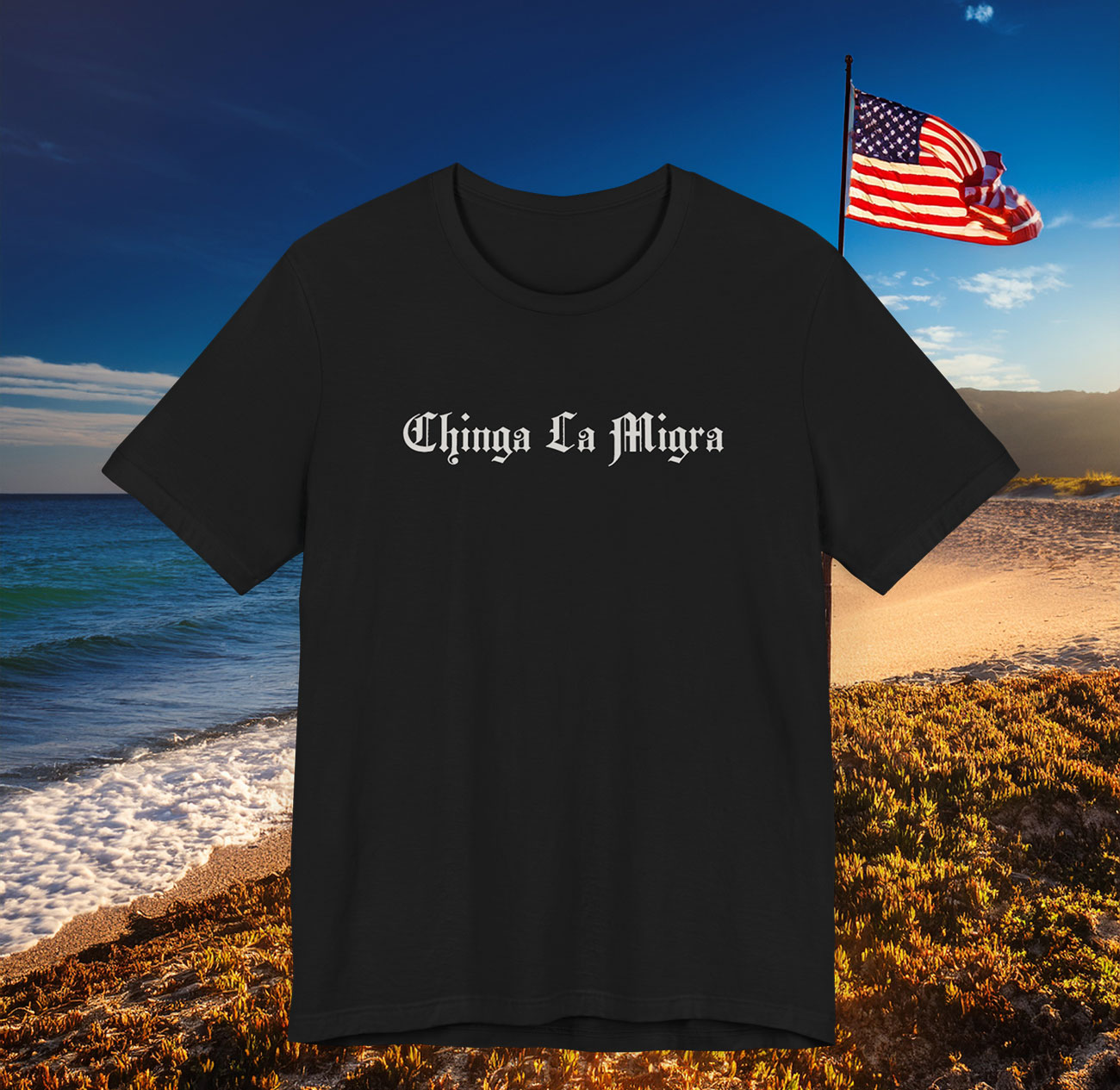 Mens Chinga La Migra Shirt