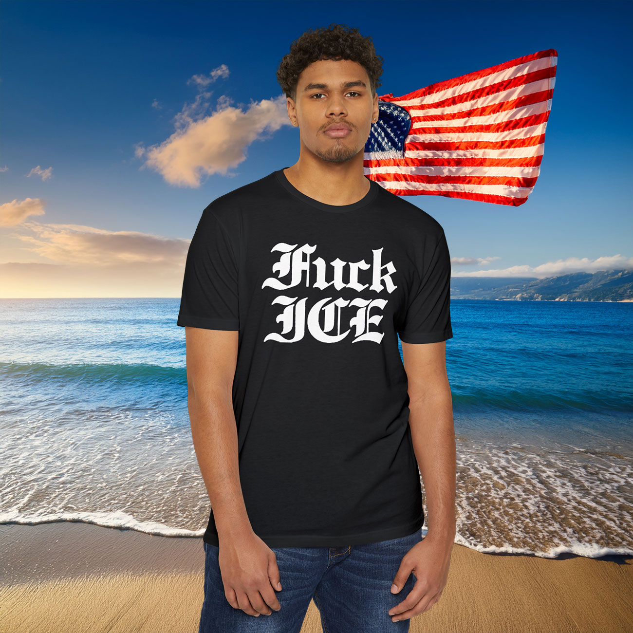 Mens Fuck ICE T-Shirt