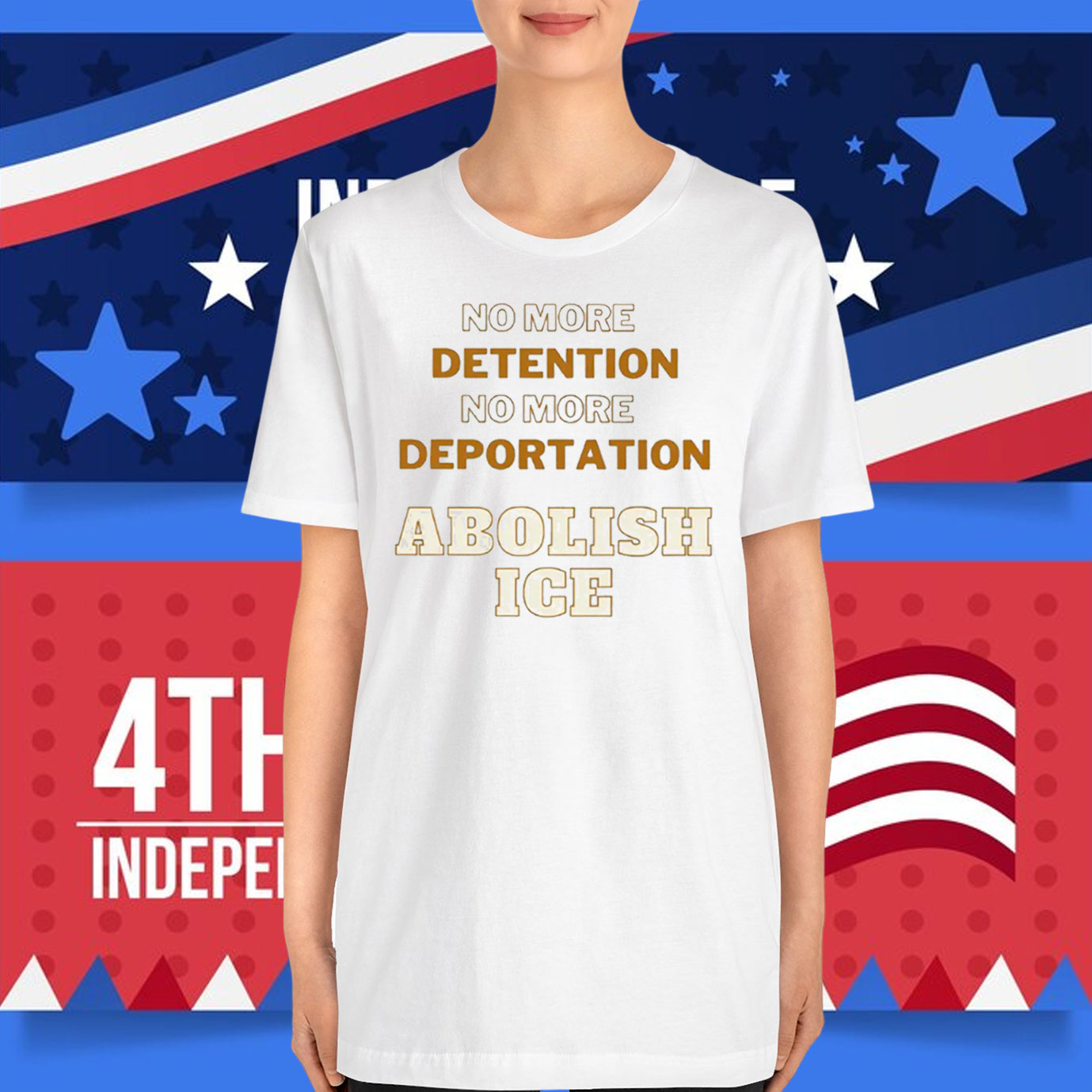 No More Detention No More Deportation Abolish ICE T-Shirt