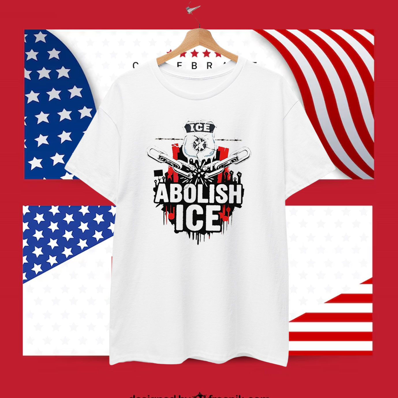 Retro Abolish ICE T-Shirt