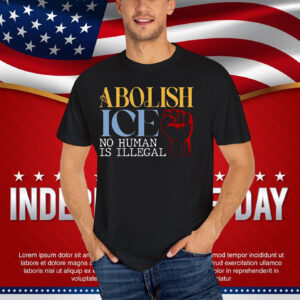Retro Abolish Ice No Human Is Illegal T-Shirt