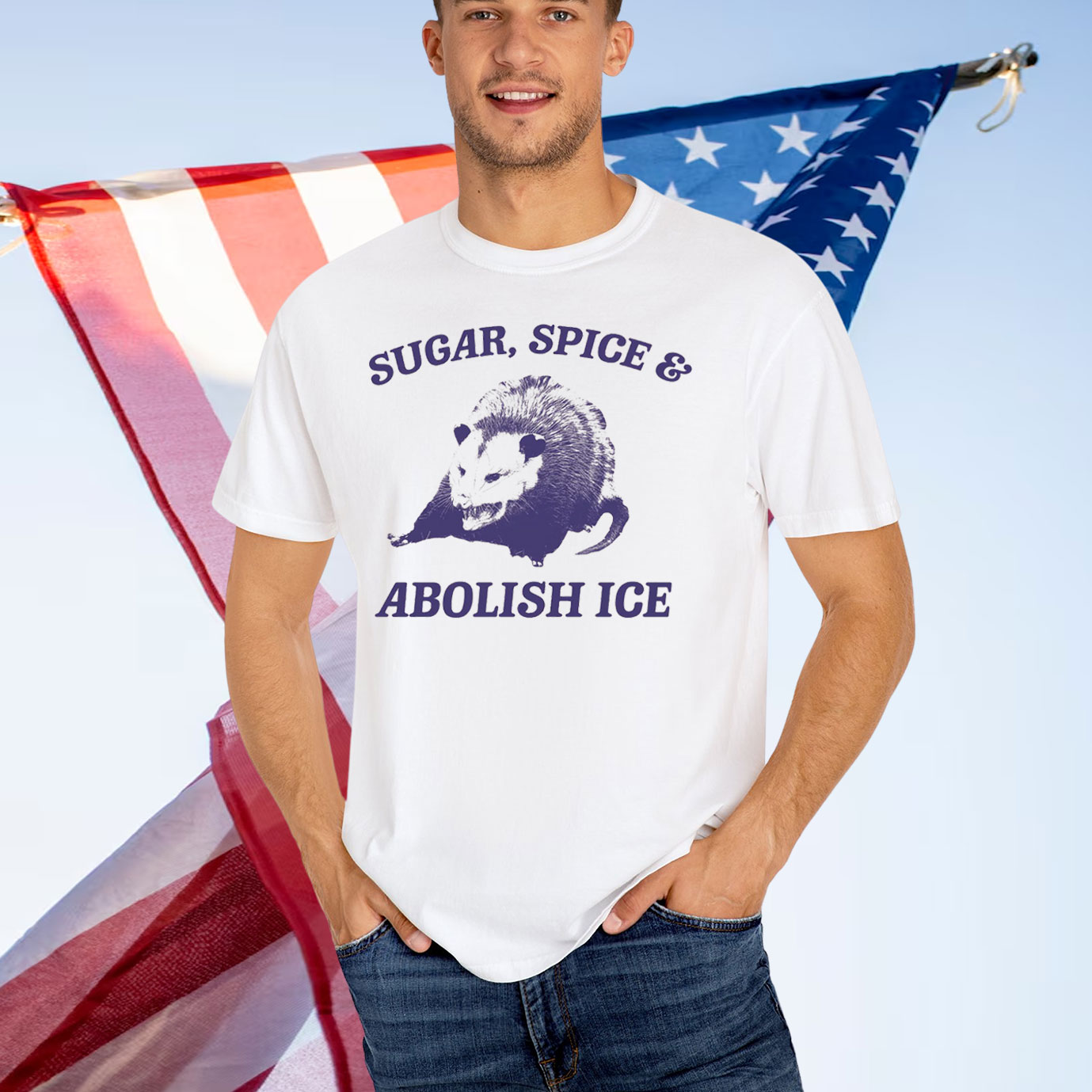 Sugar, Spice and Abolish ICE Unisex T-Shirt